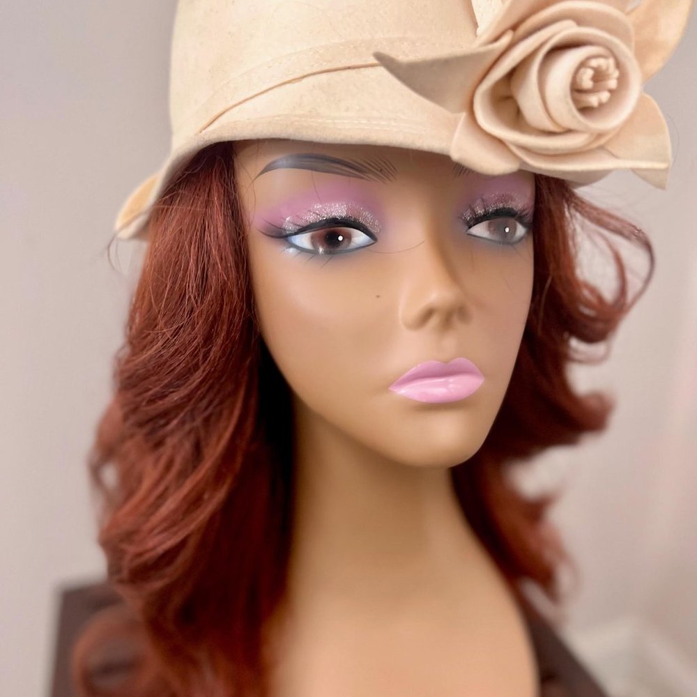 Vintage Mr. John Designer Cream Hat